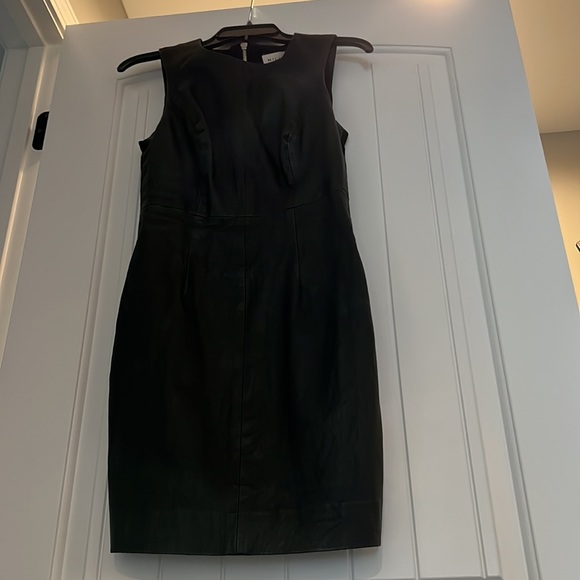 Milly black leather dress- size 2 - Picture 7 of 7
